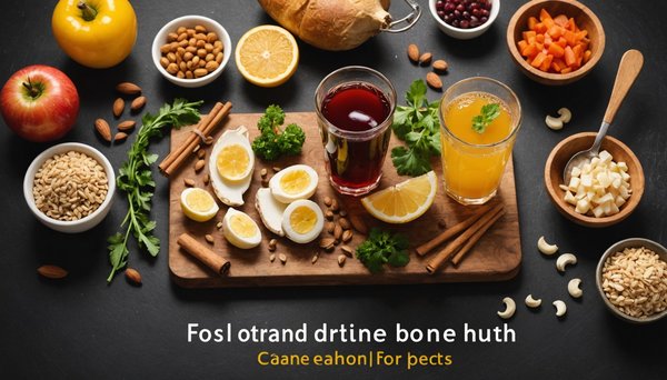 Aliments et boissons bénéfiques pour la santé des os